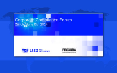 Corporate Compliance Forum mit LSEG & PROXORA