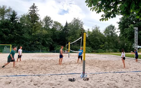 Beach-Volleyball beim Sommerfest von PROXORA